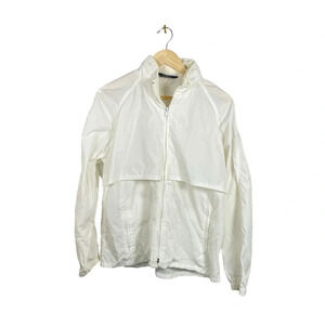 Vintage Woolrich Women’s Teton Windbreaker in Ivory Size L